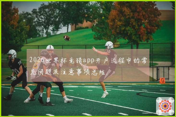 2026世界杯竞猜app开户流程中的常见问题及注意事项总结